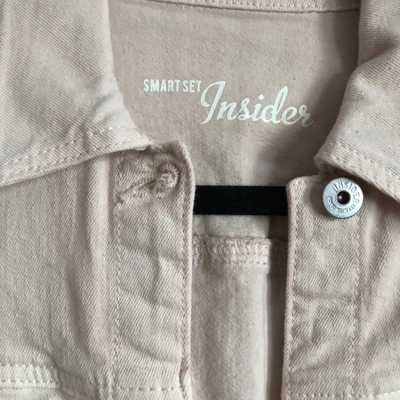 Light Pink Smartset Denin Jacket - Picture 2 of 3